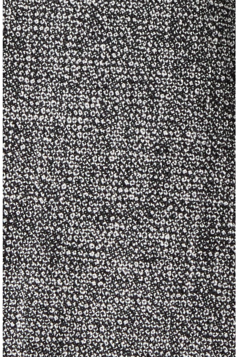 Classic Collar Stretch Organic Cotton Zip Jacket, Alternate, color, BLACK/ WHITE
