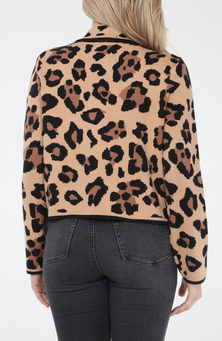 RAIN AND ROSE Animal Print Jacket, Alternate, color, Multi
