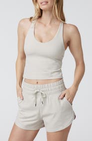 Vuori Halo 2.0 Performance Crop Racerback Tank Top