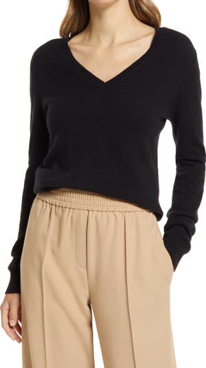 Nordstrom authentic 100%Cashmere V-Neck Sweater