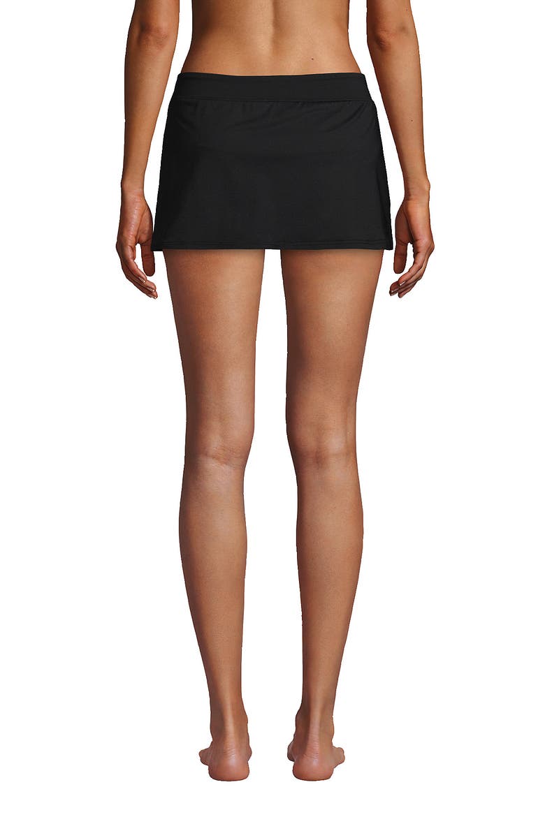 Mini Swim Skirt, Alternate, color, Black