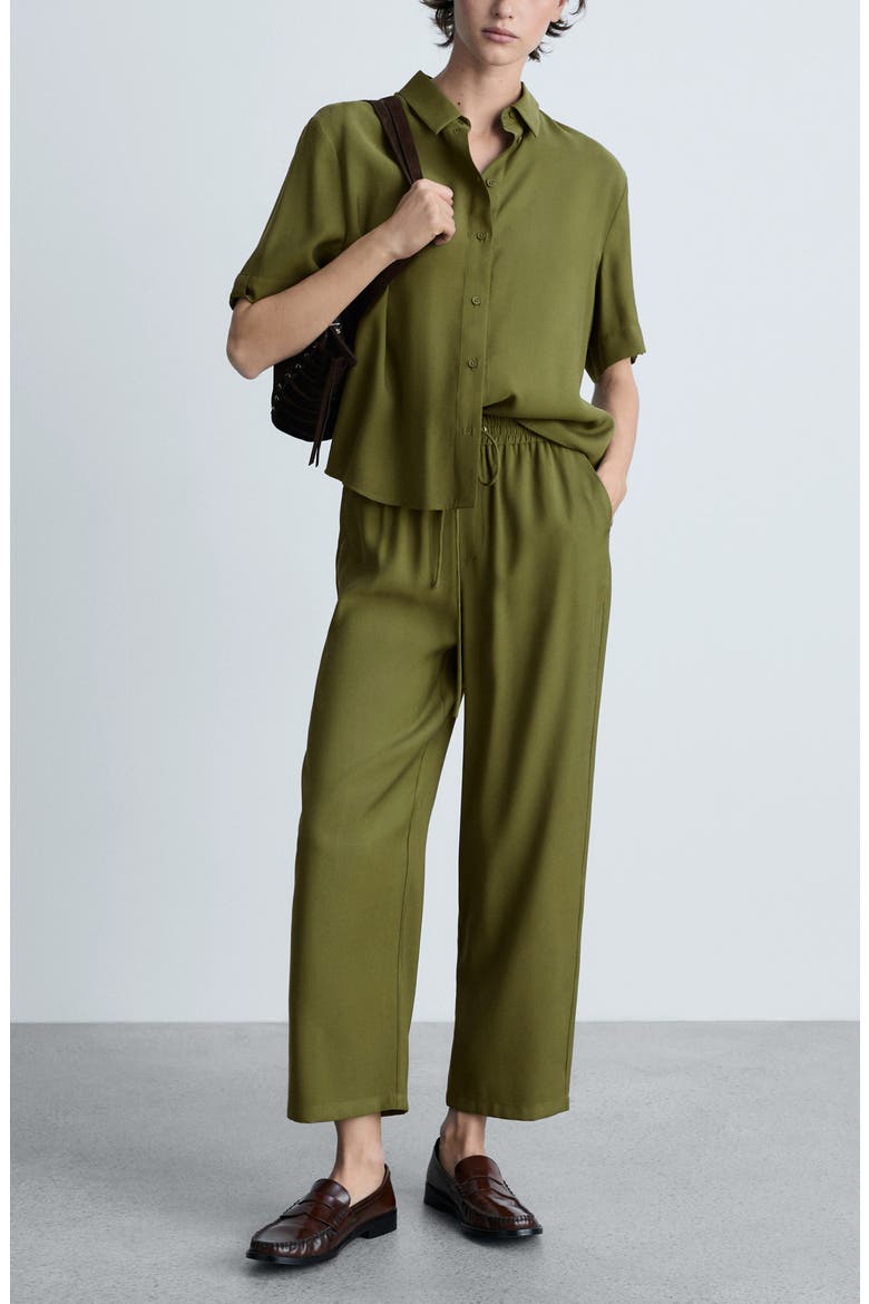 Fluid Shirt, Alternate, color, KHAKI GREEN