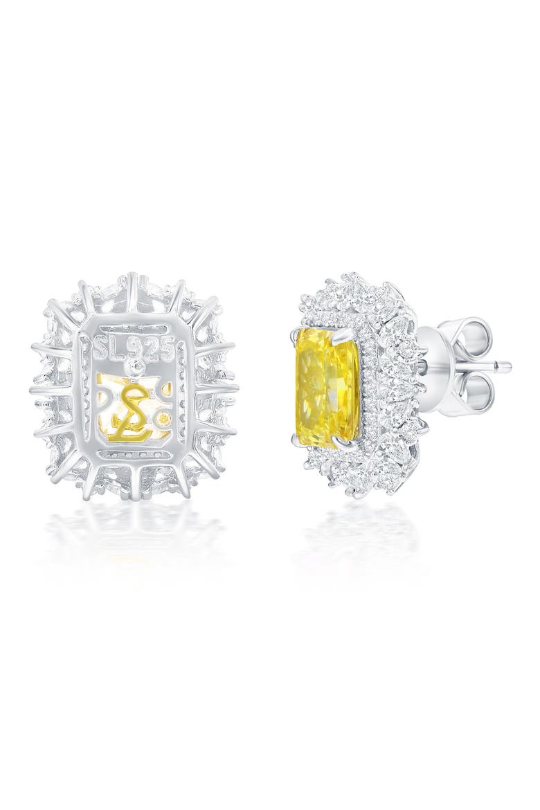 Gala Firework Cluster Stud Earrings, Main, color, YELLOW