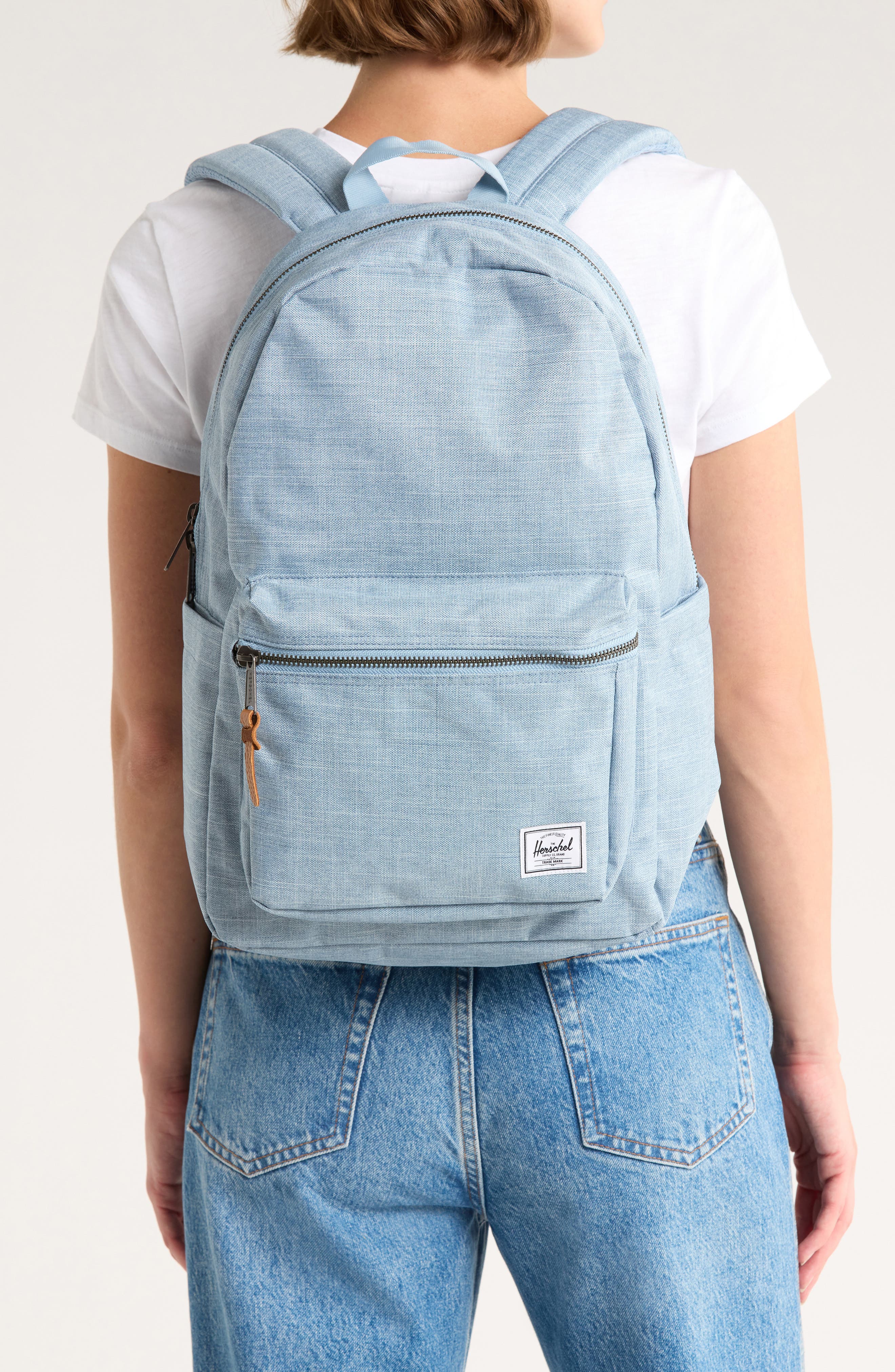 Herschel Supply Co. Settlement Backpack, Alternate, color, Ashley Blue Crosshatch