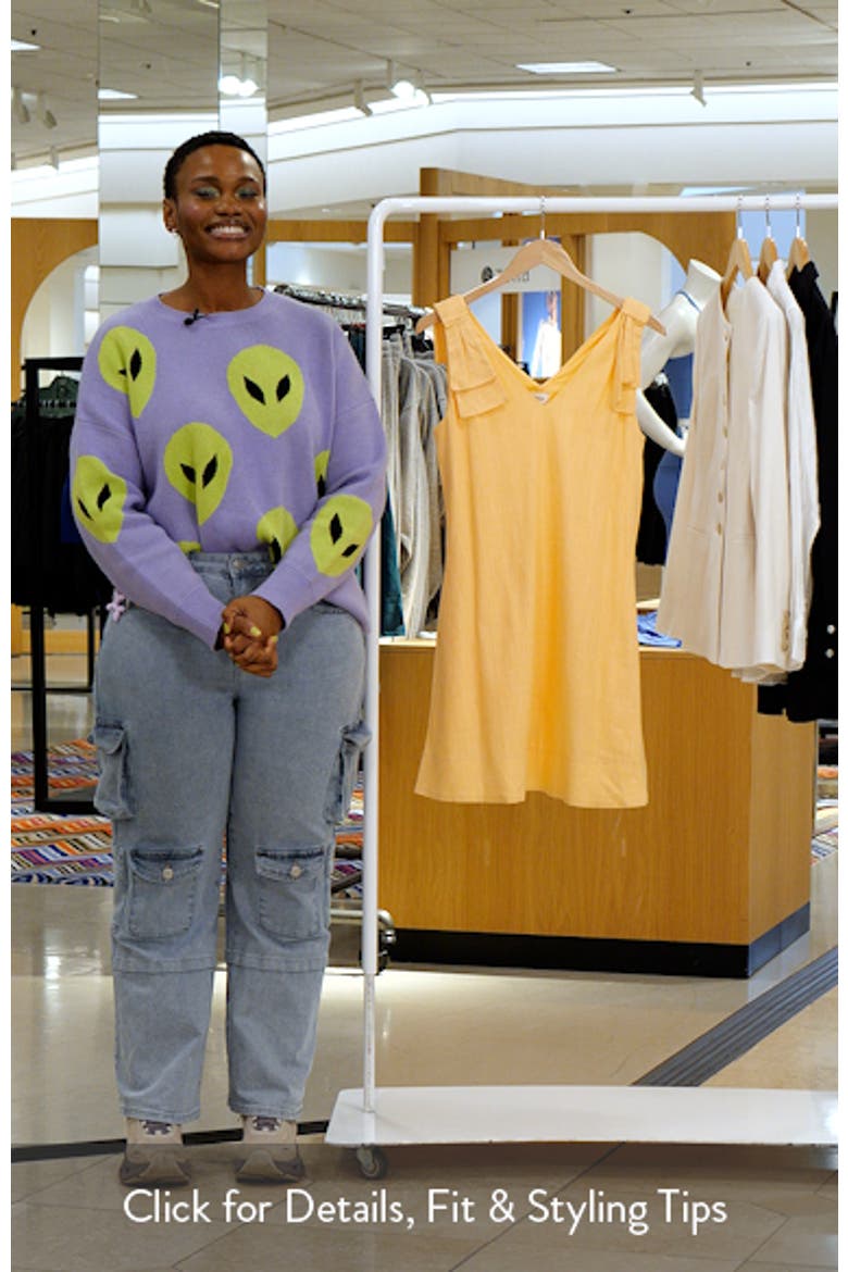 Bow Shoulder Shift Minidress video