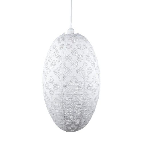 Allsop Home & Garden Soji Stella Nova Geo Palm Pod - Indoor / Outdoor Pendant Lamp in White at Nordstrom