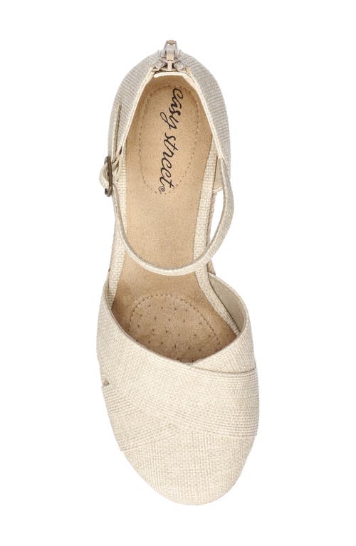 EASY STREET EASY STREET COAST ESPADRILLE WEDGE SANDAL 