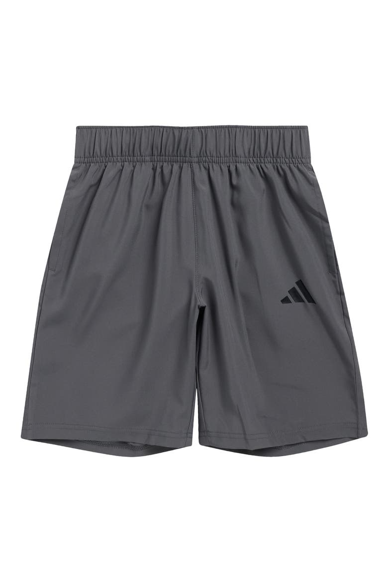 Kids' Logo Shorts, Main, color, GREY