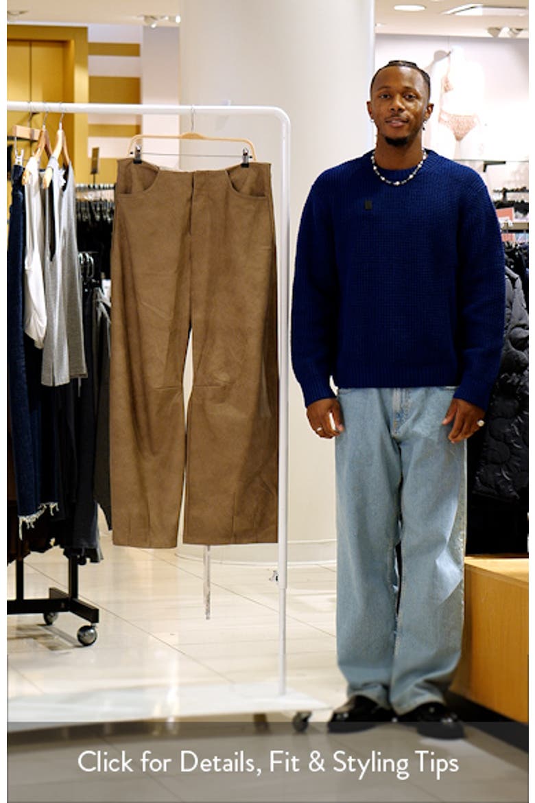 Faux Suede Balloon Pants video