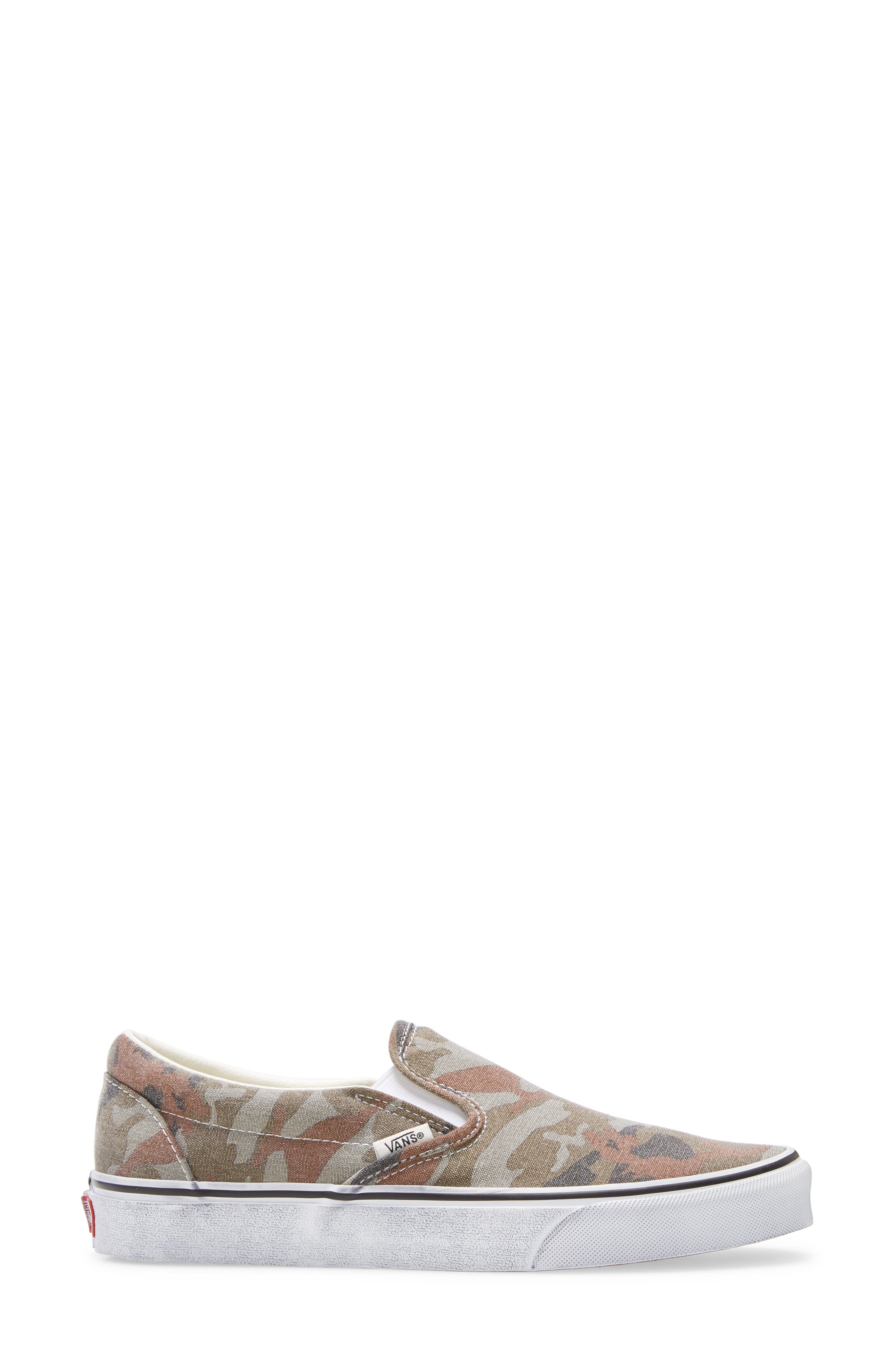 Classic Slip-On Sneaker, Alternate, color, CAMO/ TRUE WHITE