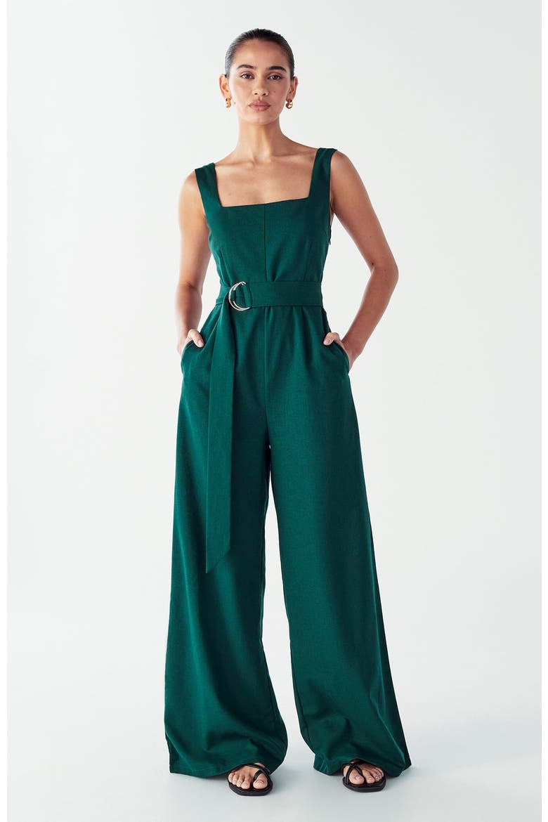 Graces Jumpsuit, Main, color, Emerald
