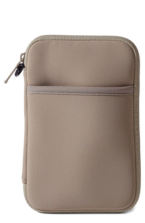 Pop Ups Brand Water Resistant Neoprene Passport Wallet In Brown