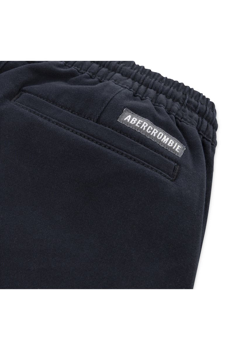 abercrombie kids Kids' Slim Stretch Twill Joggers, Alternate, color, Anf Anthracite