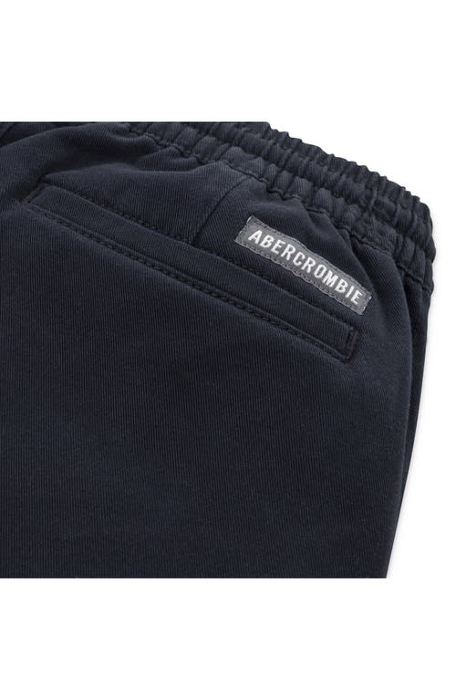 Abercrombie Kids Kids' Slim Stretch Twill Joggers In Blue