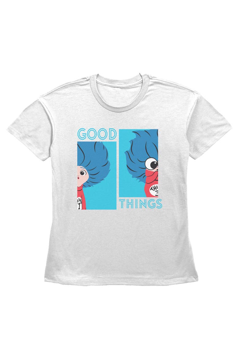 Women's Good Things 1 and 3 Short Sleeve T-Shirt, Main, color, White