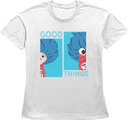 The Cat in the Hat Women's Good Things 1 and 3 Short Sleeve T-Shirt