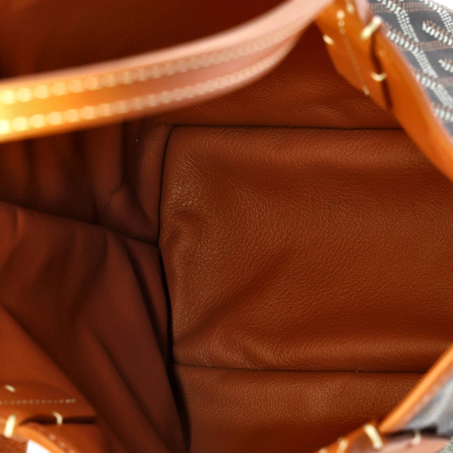 Pre-Owned Goyard Anjou Reversible Tote Coated Canvas Mini, Alternate, color, Brown