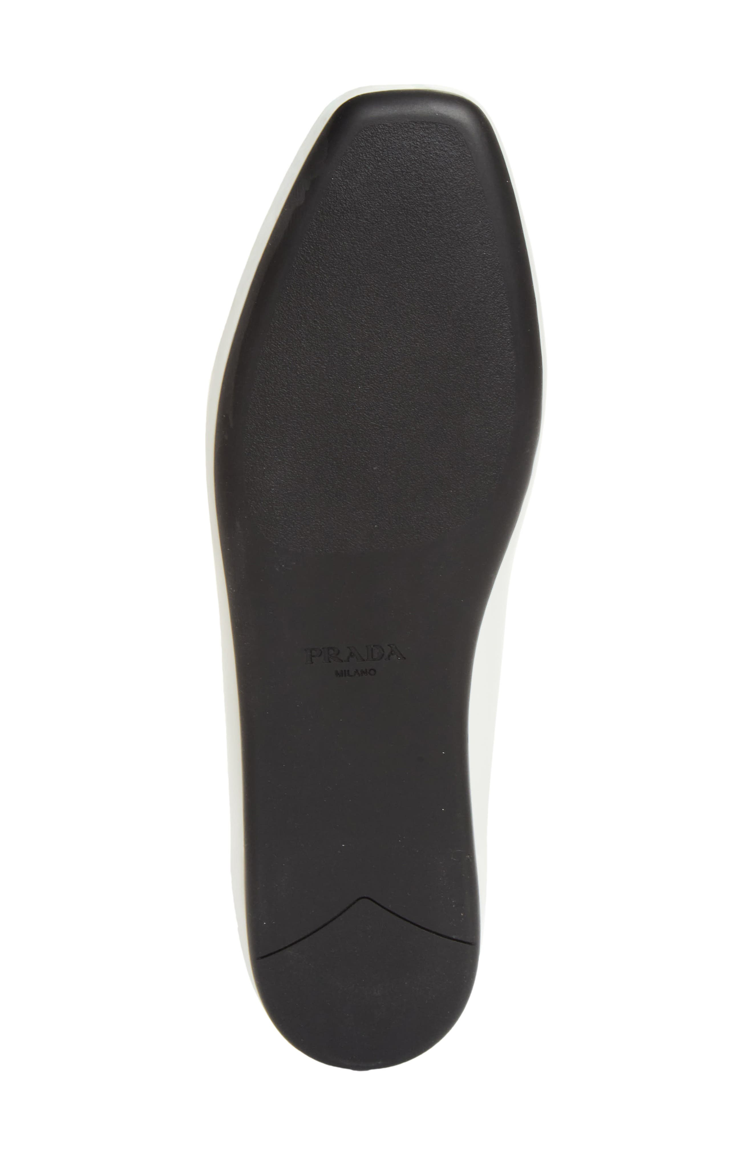 Ballerina Flat, Alternate, color, BIANCO