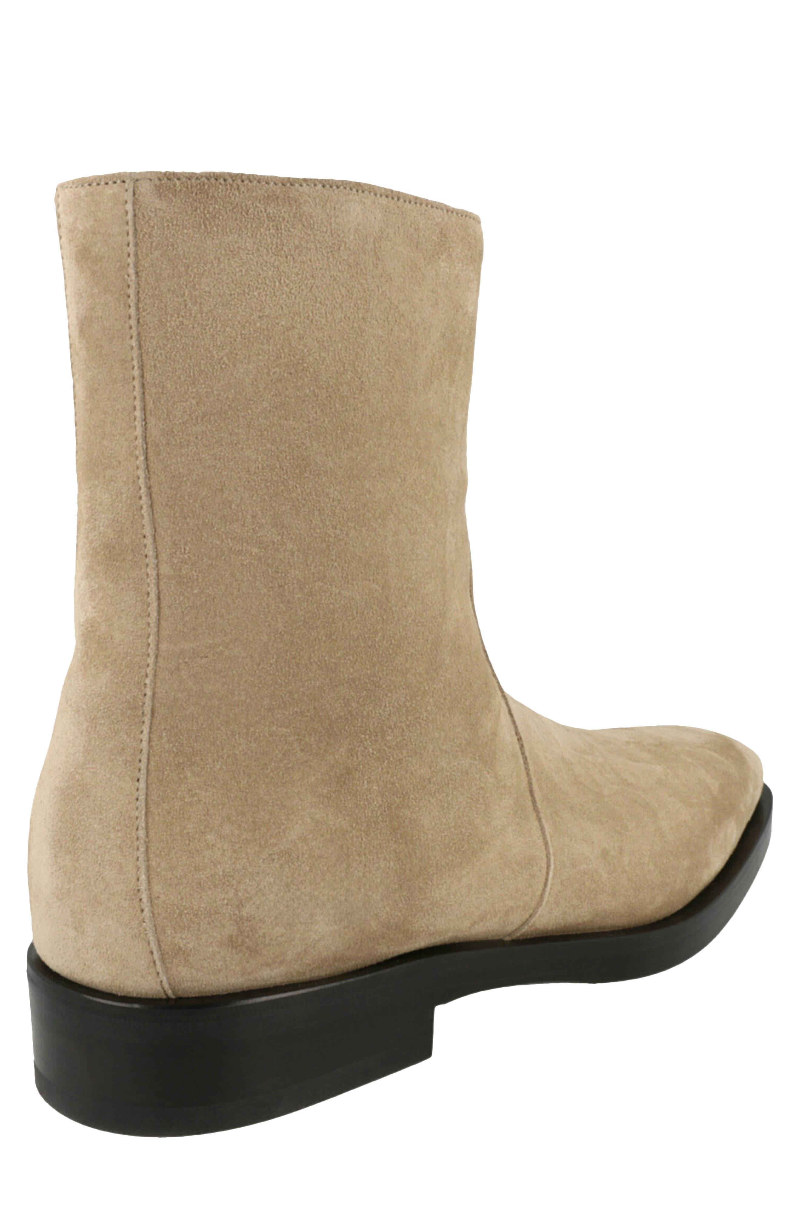 FERRAGAMO Gerald Side Zip Boot, Alternate, color, 