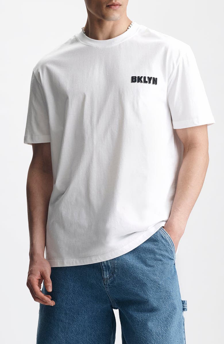 Brooklyn Industries Freshly Opened Cotton Graphic T-Shirt, Main, color, 