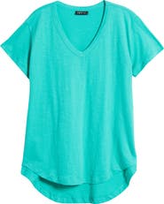 APNY V-Neck High-Low T-Shirt