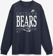 Nike Men's Nike Navy Chicago Bears Red Zone Long Sleeve Max90 T-Shirt