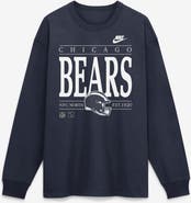 Nike Men's Nike Navy Chicago Bears Red Zone Long Sleeve Max90 T-Shirt