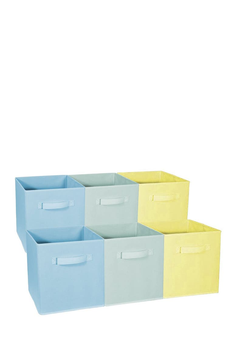 SORBUS Home Storage Bundle Pastel Drawer & Closet Bins - Set of 6, Alternate, color, 