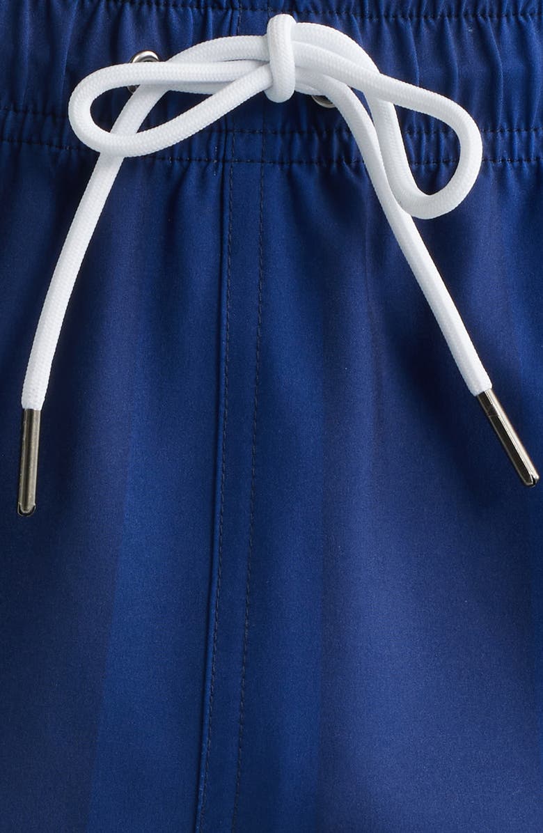 MAVRANS Navy Tonal Cabana Swim Trunks, Alternate, color, 