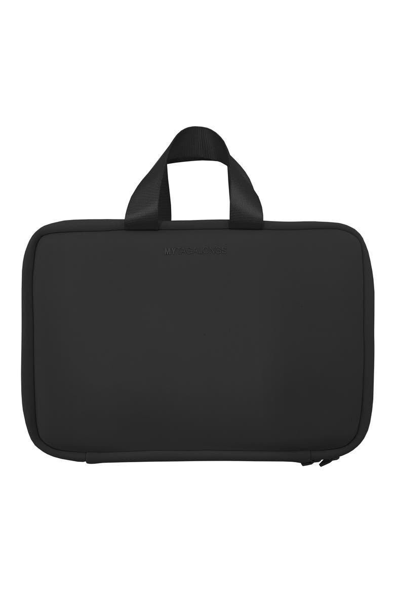 Everleigh Hanging Toiletry Bag, Main, color, BLACK