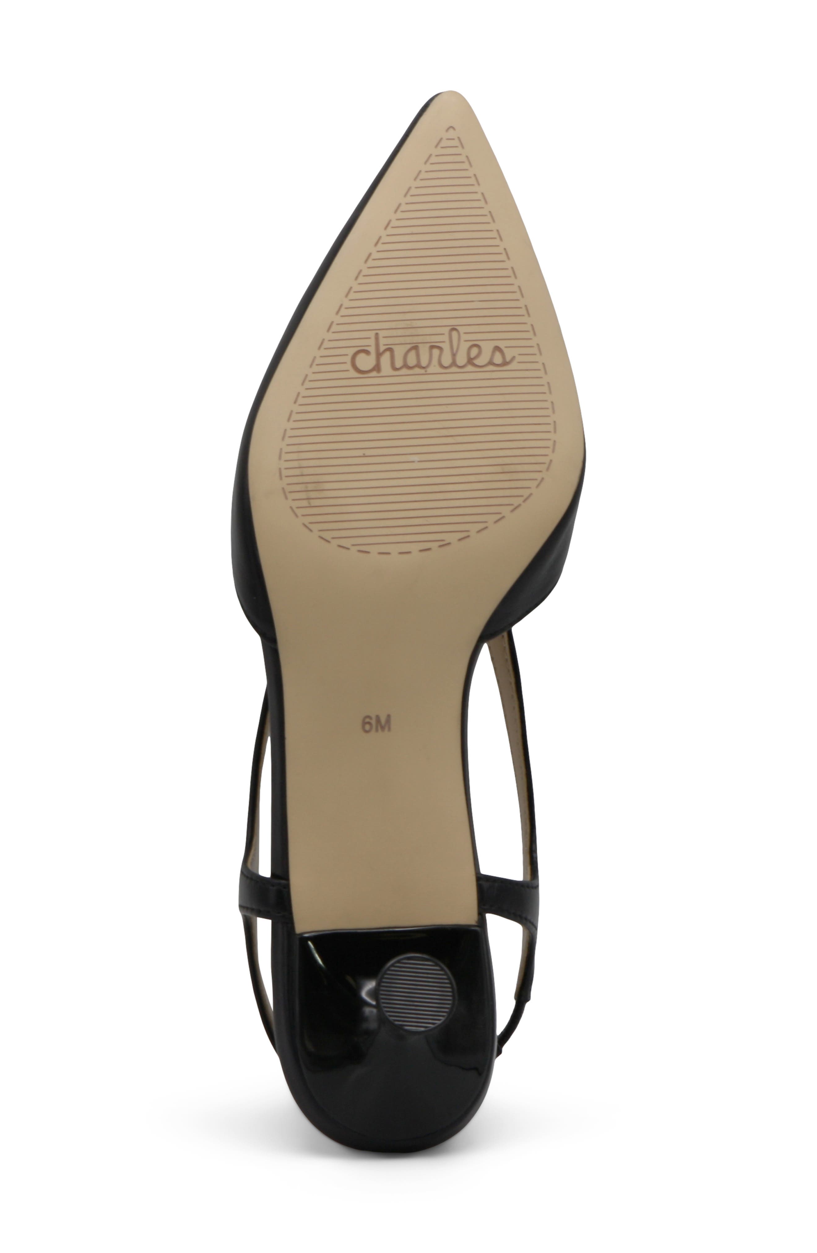 Charles by Charles David Addi Pointed Toe Kitten Heel Pump, Alternate, color, Black