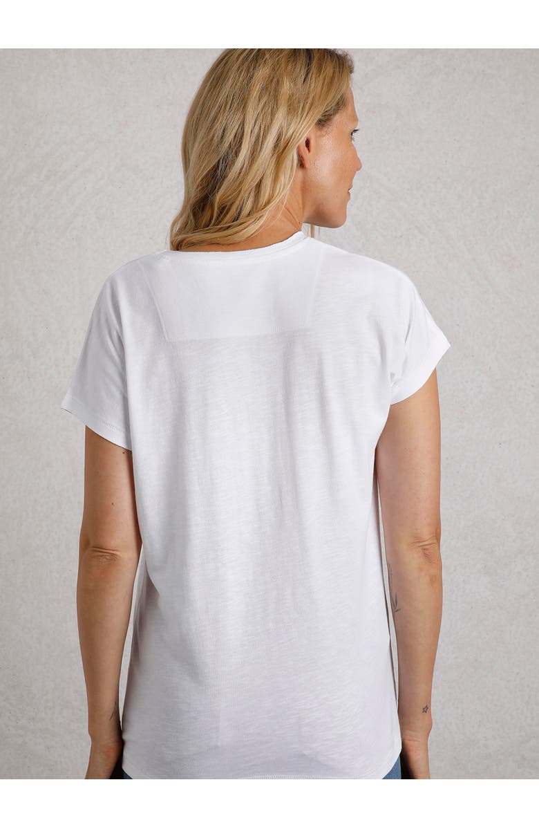 Weird Fish Fly Free Slub Graphic T-Shirt, Alternate, color, White