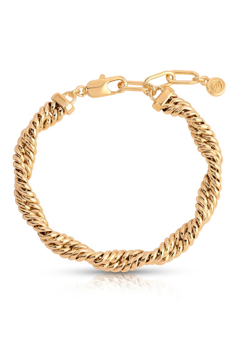 Twisted Strands Bracelet, Main, color, GOLD