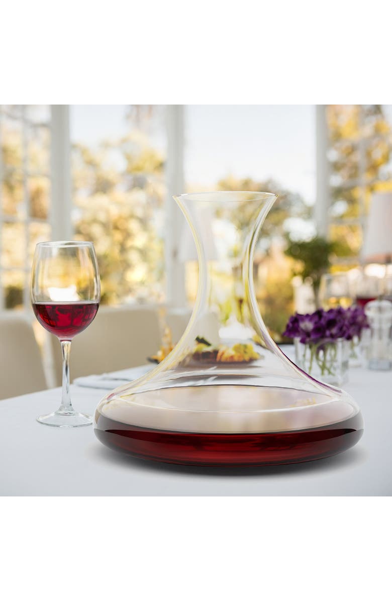 FINAL TOUCH Revolve Revolving Wine Decanter, Alternate, color, Clear