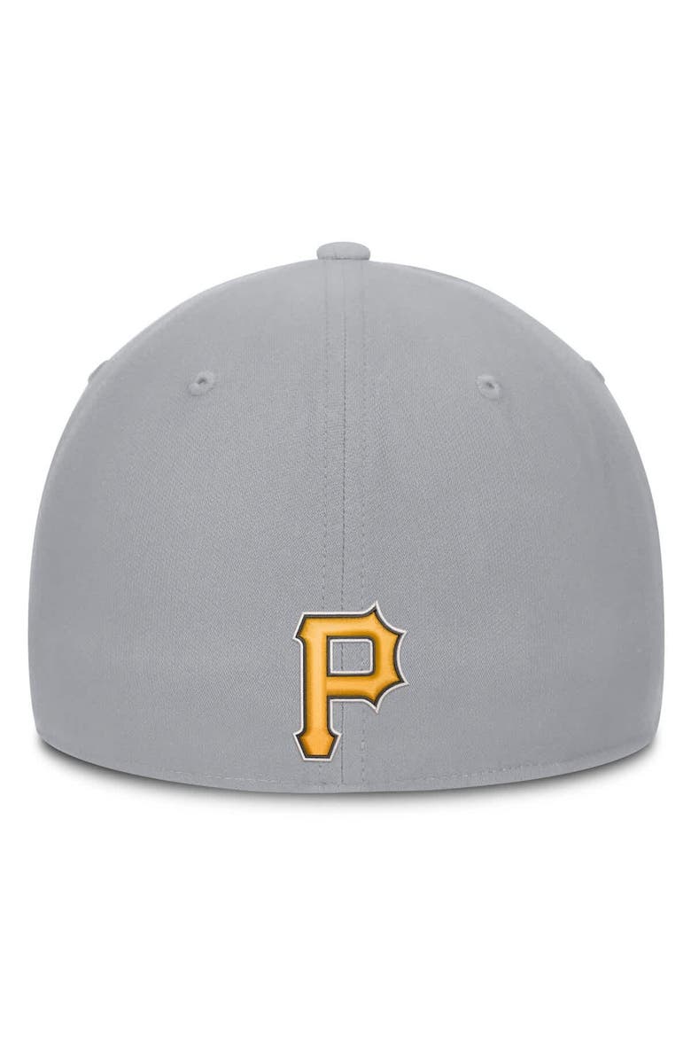 Men's Nike  Gray Pittsburgh Pirates Primetime Rise Dri-FIT Flex Hat, Alternate, color, Gray
