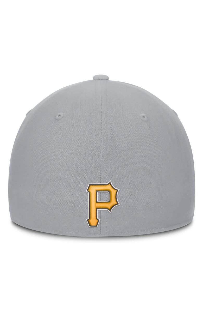 Nike Men's Nike Gray Pittsburgh Pirates Primetime Rise Dri-FIT Flex Hat, Alternate, color,