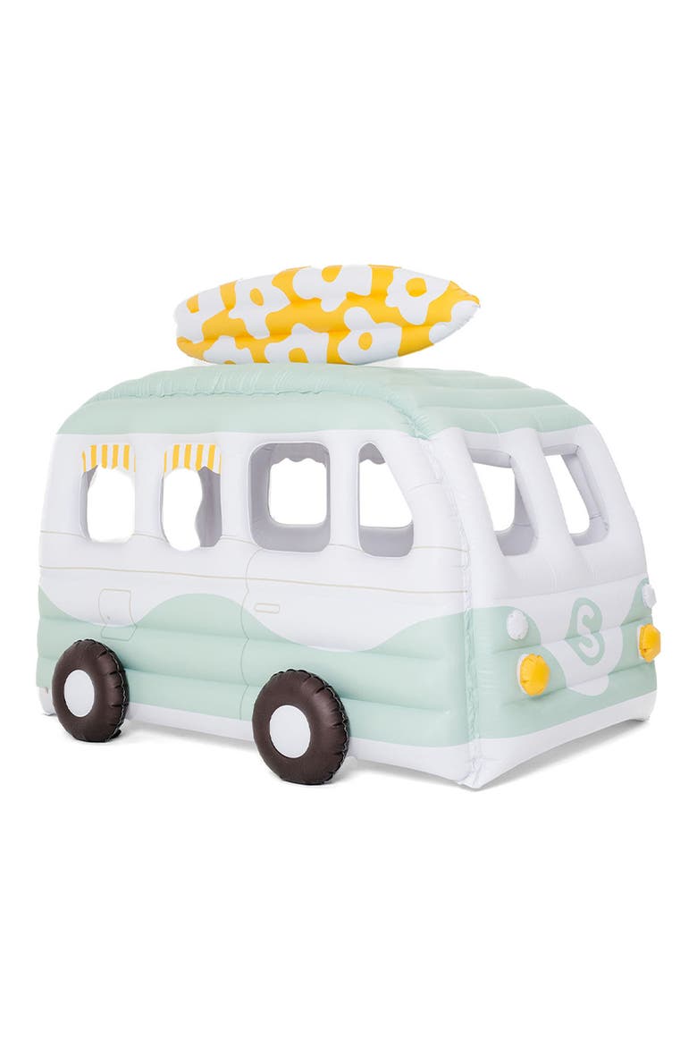 Inflatable Camper Van Play House, Main, color, GREEN, WHITE, YELLOW