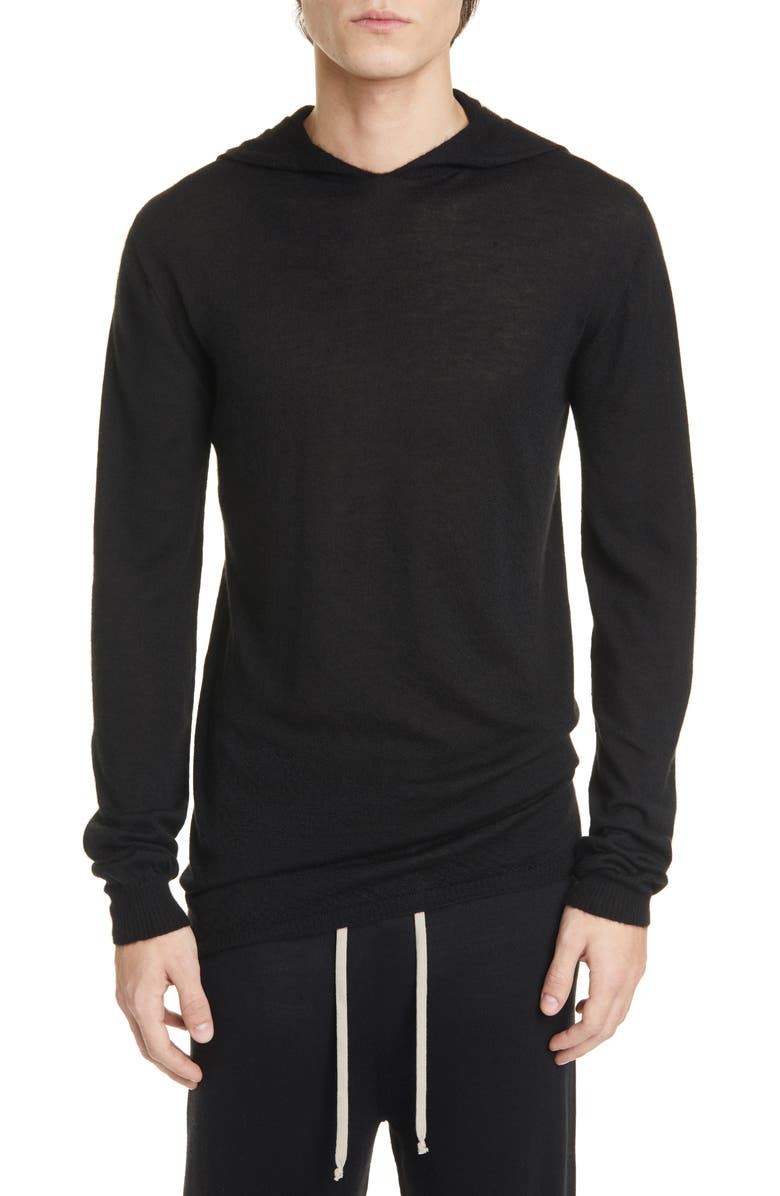 Rick Owens Cashmere Hoodie, Main, color, 