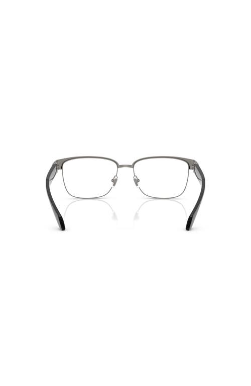 Versace 57mm Square Optical Glasses In Gray
