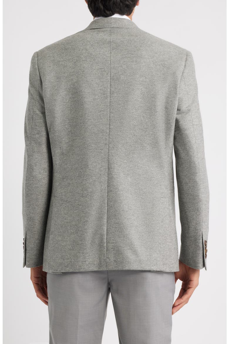 Darwin Heathered Grey COMFORTWEAR™ Knit Cashmere Sport Coat, Alternate, color, GREY