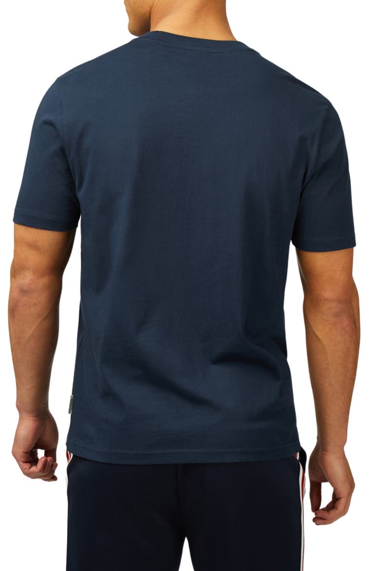 Linear Guitar Organic Cotton Graphic T-Shirt, Alternate, color, DARK NAVY