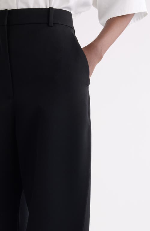 Givenchy Cocoon Wool Grain De Poudre Pants In Black