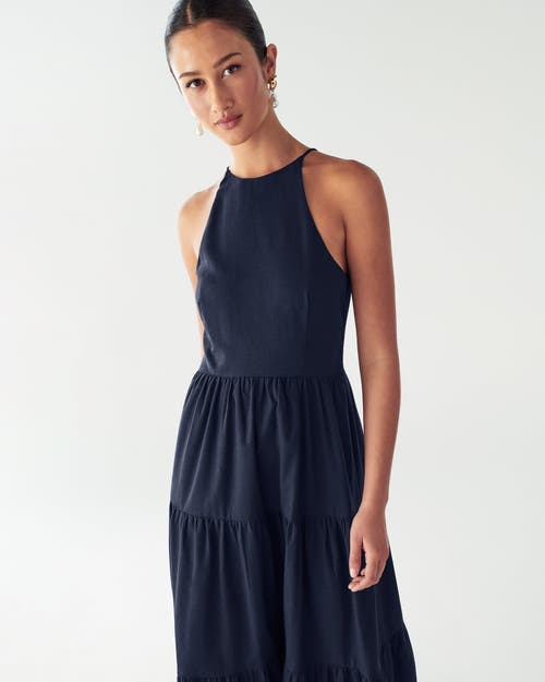 Willa Aquila Maxi Dress In Blue