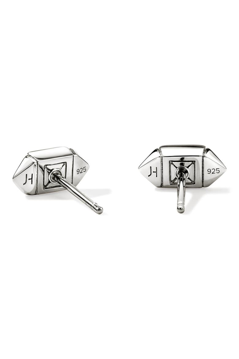 Icon Stud Diamond Stud Earrings, Alternate, color, SILVER
