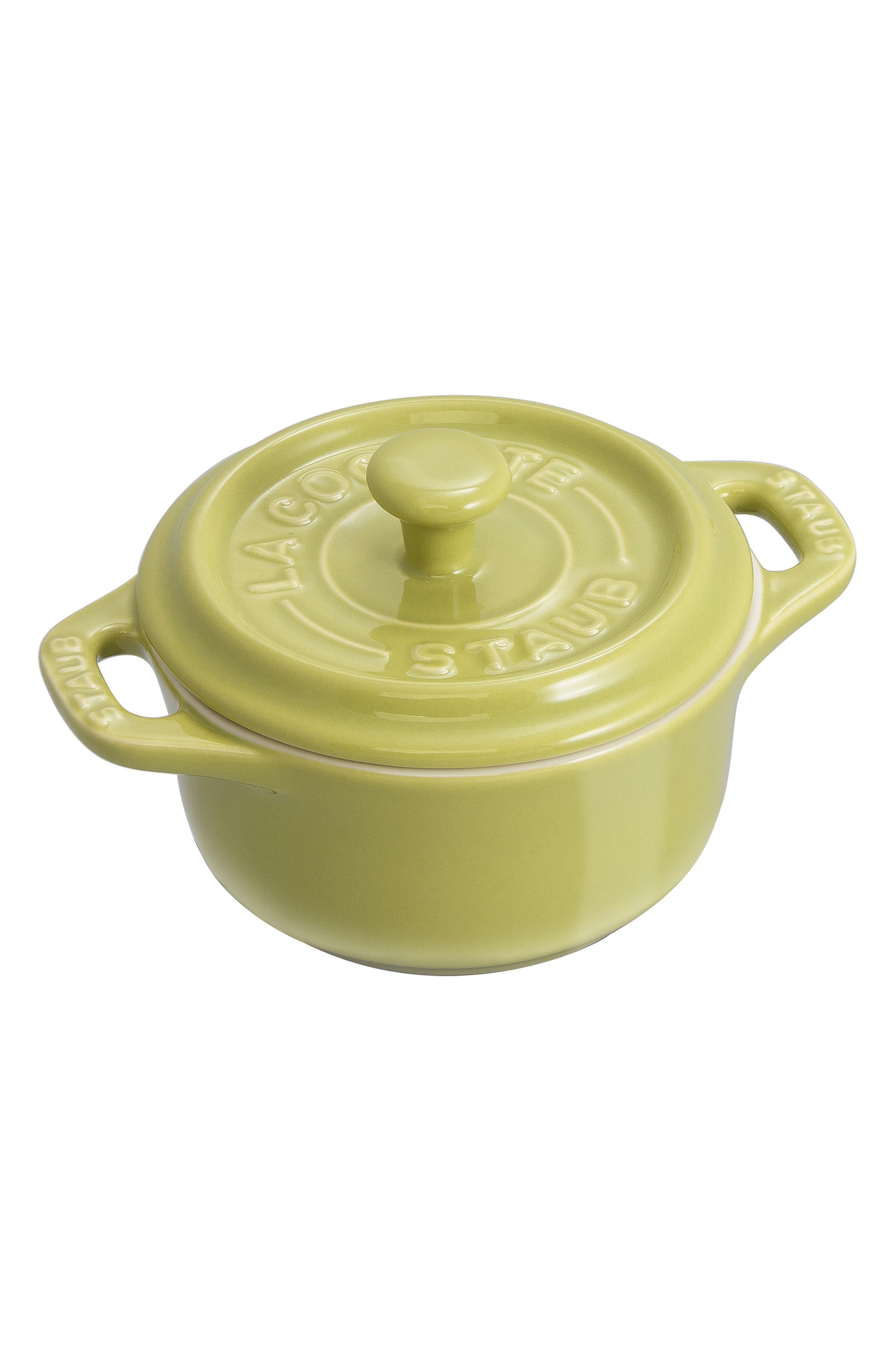6-Piece Mini Ceramic Round Cocotte Set
