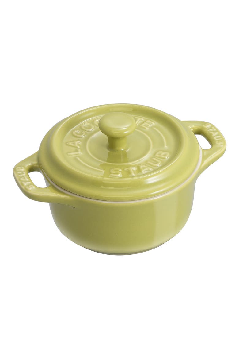 6-Piece Mini Ceramic Round Cocotte Set, Alternate, color, PASTEL