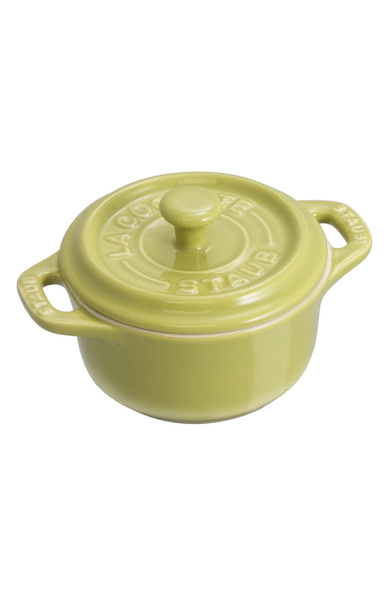Staub 6-Piece Mini Ceramic Round Cocotte Set, Alternate, color, Pastel