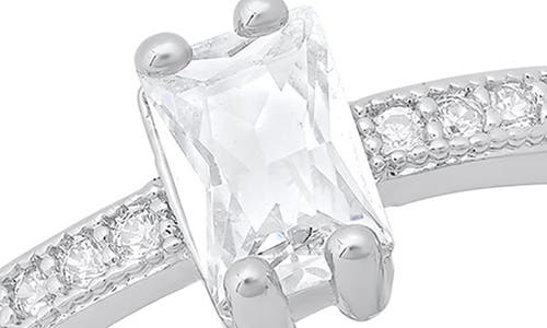 Hmy Jewelry Simulated Diamond Ring In Metallic