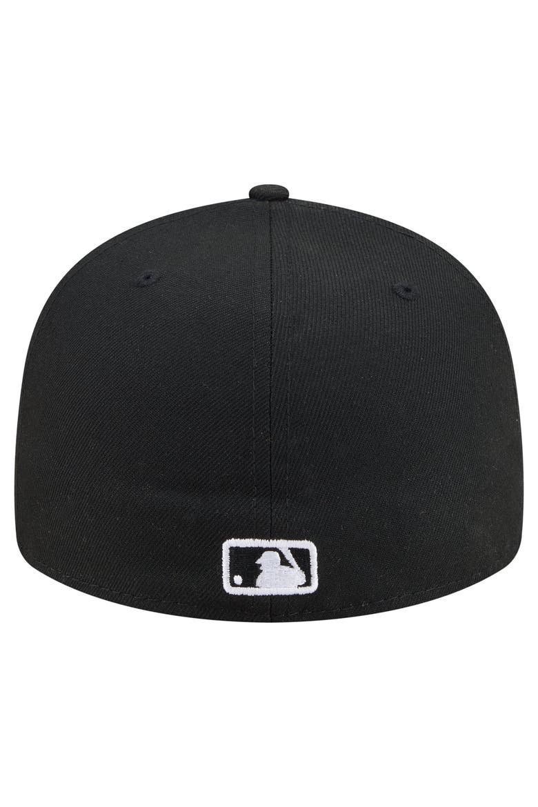 Men's New Era Black San Diego Padres Americana Bald Eagle Pre-Curved 59FIFTY Fitted Hat, Alternate, color, Black