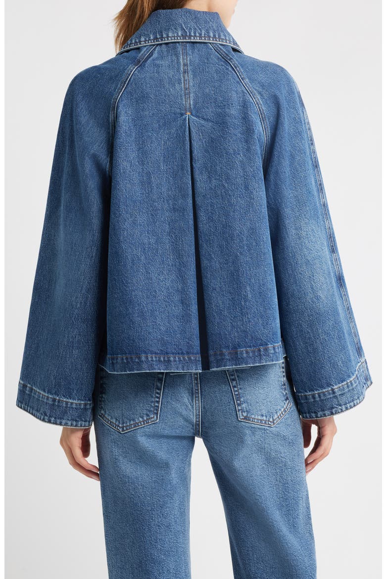 The Denim Swing Jacket, Alternate, color, HEX